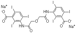 CAS#: 3737-71-1, 3,3'-[Oxybis[(1-Oxo-2,1-Ethanediyl)Imino]]Bis[2,4,6-Triiodo-Benzoic Acid] Disodium Salt
