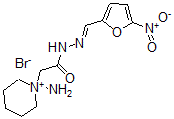 CAS 登录号：37386-05-3， 2-(1-氨基-3,4,5,6-四氢-2H-吡啶-1-基)-N-[(5-硝基-2-呋喃基)亚甲基氨基]乙酰胺溴化物