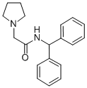 CAS#: 37390-27-5, N-[Di(Phenyl)Methyl]-2-Pyrrolidin-1-Ylacetamide