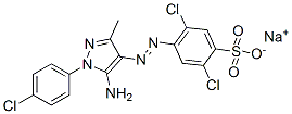 CAS#: 37405-99-5, Sodium 2,5-Dichloro-4-[(2E)-2-[1-(4-Chlorophenyl)-5-Imino-3-Methylpyrazol-4-Ylidene]Hydrazinyl]Benzenesulfonate