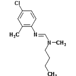 CAS 登录号：37407-77-5， N-丁基-N'-(4-氯-2-甲基苯基)-N-甲基亚氨代甲酰胺