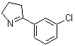 CAS 登录号：374588-99-5， 5-(3-氯苯基)-3,4-二氢-2H-吡咯
