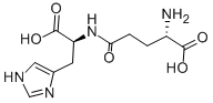 CAS 登录号：37460-15-4， L-gamma-谷氨酰-L-组氨酸