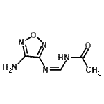 CAS 登录号：374768-83-9， N-{(E)-[(4-氨基-1,2,5-恶二唑-3-基)氨基]亚甲基}乙酰胺