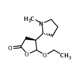 CAS#: 375348-90-6, (4S)-5-Ethoxy-4-[(2R)-1-Methyl-2-Pyrrolidinyl]Dihydro-2(3H)-Furanone