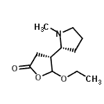CAS#: 375348-91-7, (4R)-5-Ethoxy-4-[(2R)-1-Methyl-2-Pyrrolidinyl]Dihydro-2(3H)-Furanone