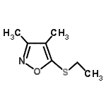 CAS#: 37543-61-6, 5-(Ethylsulfanyl)-3,4-Dimethyl-1,2-Oxazole