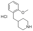 CAS 登录号：37581-34-3， 4-(2-甲氧基-苄基)-哌啶盐酸盐