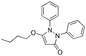 CAS 登录号：37585-41-4， 5-丁氧基-1,2-二(苯基)吡唑-3-酮