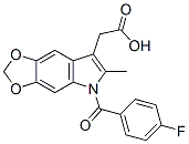 CAS 登录号：37585-58-3， 2-[5-(4-氟苯甲酰)-6-甲基-[1,3]二氧杂环戊并[4,5-f]吲哚-7-基]乙酸
