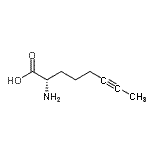 CAS 登录号：375859-46-4， (2S)-2-氨基-6-辛炔酸