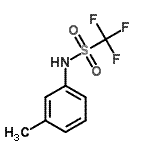 CAS 登录号：37595-72-5， 1,1,1-三氟-N-(3-甲基苯基)甲烷磺酰胺