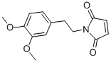 CAS 登录号：37597-19-6， 1-[2-(3,4-二甲氧基-苯基)-乙基]-吡咯-2,5-二酮