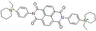 CAS#: 37607-02-6, Bis(4-piperidinophenol)diimidonaphthalene-1,4,5,8-tetracarboxylic acid dibenzosulfoethylate