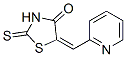 CAS 登录号:3762-01-4, (5E)-5-(吡啶-2-基亚甲基)-2-硫代-1,3-噻唑烷-4-酮