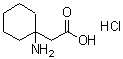 CAS 登录号：37631-99-5， 2-(1-氨基环己基)乙酸盐酸盐