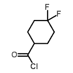 CAS 登录号：376348-75-3， 4,4-二氟环己烷羰基氯化物