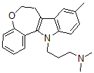 CAS#: 37683-60-6, 12-(3-Dimethylaminopropyl)-9-Methyl-12H-6,7-Dihydrobenz(2',3')Oxepino(4,5-b)Indole