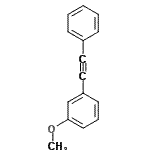 CAS#: 37696-01-8, 1-Methoxy-3-(Phenylethynyl)Benzene