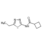 CAS#: 377063-20-2, N-(5-Ethyl-1,3,4-Thiadiazol-2-Yl)Cyclobutanecarboxamide
