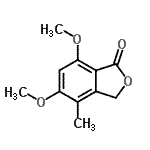 CAS#: 37715-47-2, 5,7-Dimethoxy-4-Methyl-2-Benzofuran-1(3H)-One
