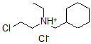 CAS#: 3772-64-3, 2-Chloroethyl-(Cyclohexylmethyl)-Ethylazanium Chloride