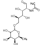 CAS 登录号：37776-59-3， 2-乙酰氨基-2-脱氧-6-O-(6-脱氧-beta-L-塔罗吡喃糖基)-D-葡萄糖