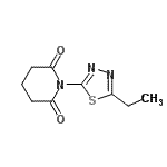 CAS 登录号：378200-99-8， 1-(5-乙基-1,3,4-噻二唑-2-基)-2,6-哌啶二酮