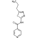 CAS#: 378207-05-7, N-(5-Propyl-1,3,4-Thiadiazol-2-Yl)Isonicotinamide