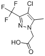 CAS 登录号：378758-70-4， (4-氯-5-甲基-3-三氟甲基-吡唑-1-基)-乙酸