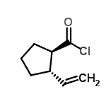 CAS 登录号：378782-20-8， (1R,2S)-2-乙烯基环戊烷羰基氯化物