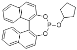 CAS 登录号：379268-58-3， (R)-联萘基环戊基亚磷酸酯