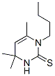 CAS 登录号：37929-28-5， 1-丁基-4,4,6-三甲基-3H-嘧啶-2-硫酮