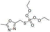 CAS 登录号：37934-12-6， 2-(二乙氧基磷酰硫基甲基)-5-甲基-1,3,4-恶二唑