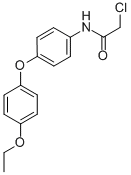 CAS 登录号：38008-37-6， 2-氯-N-[4-(4-乙氧基苯氧基)苯基]乙酰胺