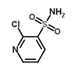 CAS 登录号：38025-93-3， 2-氯-3-吡啶磺酰胺