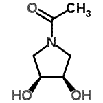 CAS#: 380357-17-5, 1-[(3R,4S)-3,4-Dihydroxy-1-Pyrrolidinyl]Ethanone