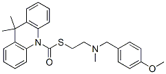 CAS#: 38044-63-2, (9,9-Dimethylacridin-10-Yl)-[2-[(4-Methoxyphenyl)Methyl-Methyl-Amino]Ethylsulfanyl]Methanone