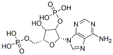 CAS 登录号：3805-37-6， [(2R,3R,4R,5R)-2-(6-氨基嘌呤-9-基)-4-羟基-5-(膦酰氧基甲基)四氢呋喃-3-基]磷酸二氢酯