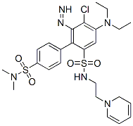 CAS#: 38051-02-4, 5-Diethylamino-2-[4-(Dimethylsulfamoyl)Phenyl]Diazenyl-N-(2-Pyridin-1-ylethyl)Benzenesulfonamide Chloride