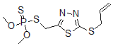 CAS#: 38091-02-0, Dimethoxy-[(5-Prop-2-Enylsulfanyl-1,3,4-Thiadiazol-2-Yl)Methylsulfanyl]-Sulfanylidenephosphorane
