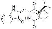 CAS#: 38136-69-5, (3S,8aR,10S)-3-[(E)-(1,3-Dihydro-3-oxo-2H-indol-2-ylidene)methyl]tetrahydro-10-(1-methylethyl)-6H-3,8a-ethanopyrrolo[1,2-a]pyrazine-1,4-dione