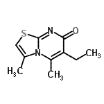 CAS#: 381674-22-2, 6-Ethyl-3,5-Dimethyl-7H-[1,3]Thiazolo[3,2-a]Pyrimidin-7-One