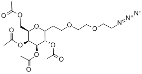 CAS#: 381716-33-2, D-Galactose 1-[2-(2-Azidoethoxy)Ethoxyethyl]-2,3,4,6-Tetra-O-Acetate
