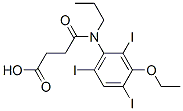 CAS 登录号：38188-61-3， 4-[(3-乙氧基-2,4,6-三碘苯基)-丙基氨基]-4-氧代丁酸
