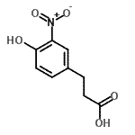 CAS#: 38196-09-7, 3-(4-Hydroxy-3-Nitrophenyl)Propanoic Acid
