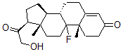 CAS#: 3820-06-2, (8S,10S,13S,14S,17S)-9-Fluoro-17-(2-Hydroxyacetyl)-10,13-Dimethyl-2,6,7,8,11,12,14,15,16,17-Decahydro-1H-Cyclopenta[a]Phenanthren-3-One