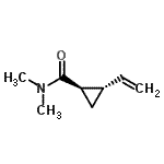 CAS#: 38206-82-5, (1R,2S)-N,N-Dimethyl-2-Vinylcyclopropanecarboxamide