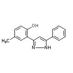 CAS#: 38214-71-0, 4-Methyl-2-(5-Phenyl-1H-Pyrazol-3-Yl)Phenol