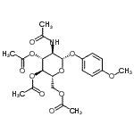 CAS#: 38229-72-0, 4-Methoxyphenyl 2-Acetamido-3,4,6-Tri-O-Acetyl-2-Deoxy-beta-D-Glucopyranoside